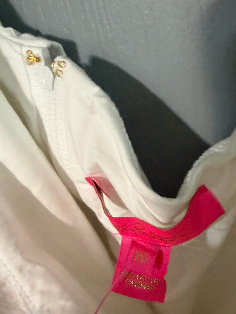 Lilly Pulitzer White One-Shoulder Ruffle Dress - Picture 9 of 14